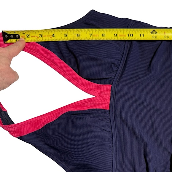 Tommy Bahama Island Cays Colorblock Halter Tankini Top - Picture 15 of 16